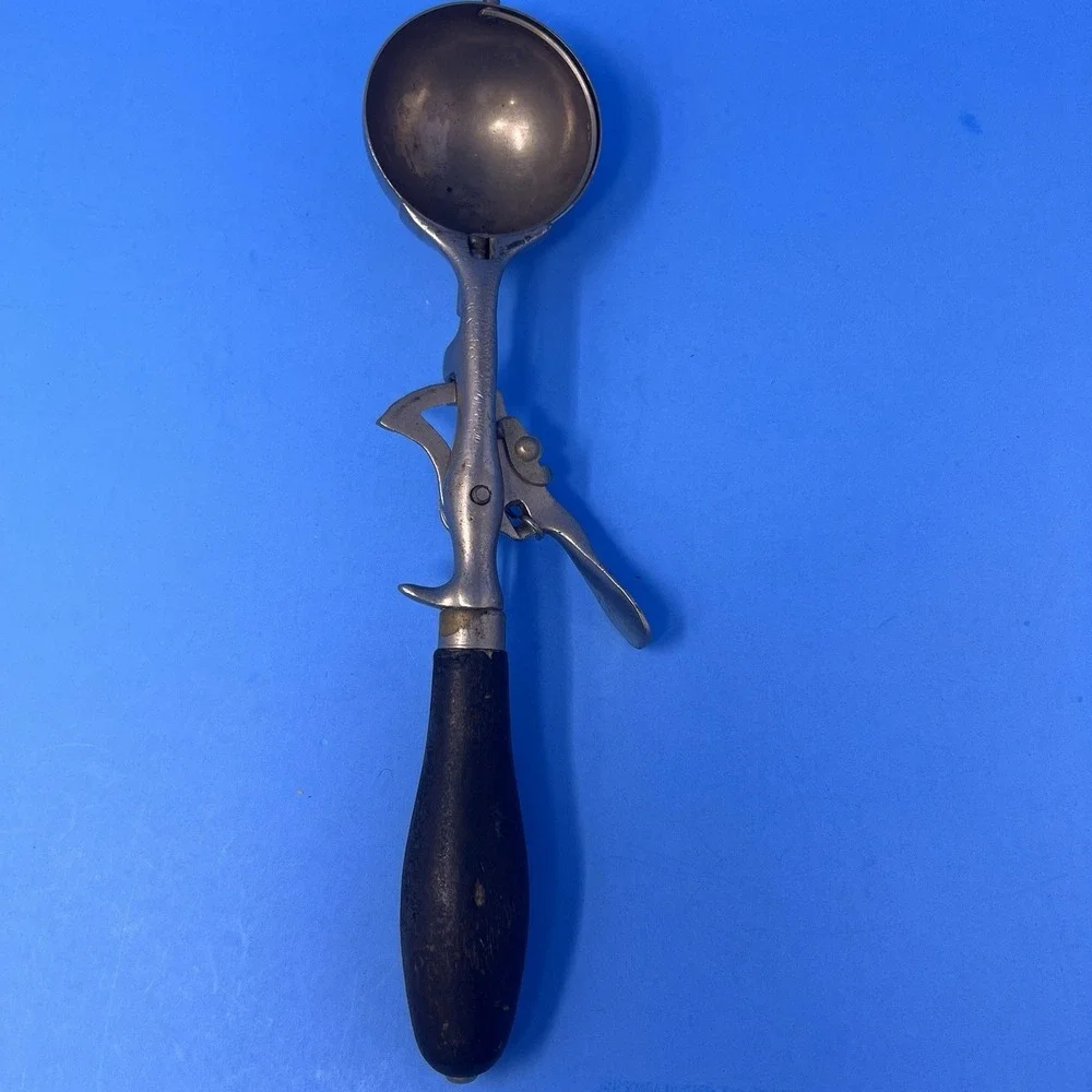 Antique‎ Ice Cream Scoop Clipper FS Co Troy NY #4 1915 Metal Disher Tool